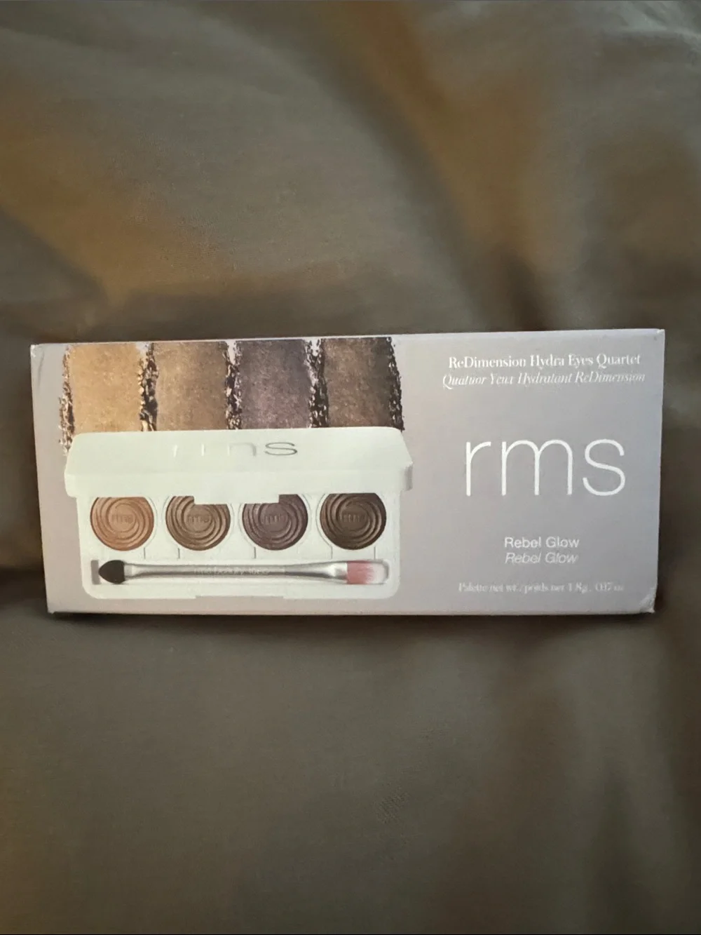 Beauty Rebel Glow Eyeshadow Quartet - Neutral Brown Tones